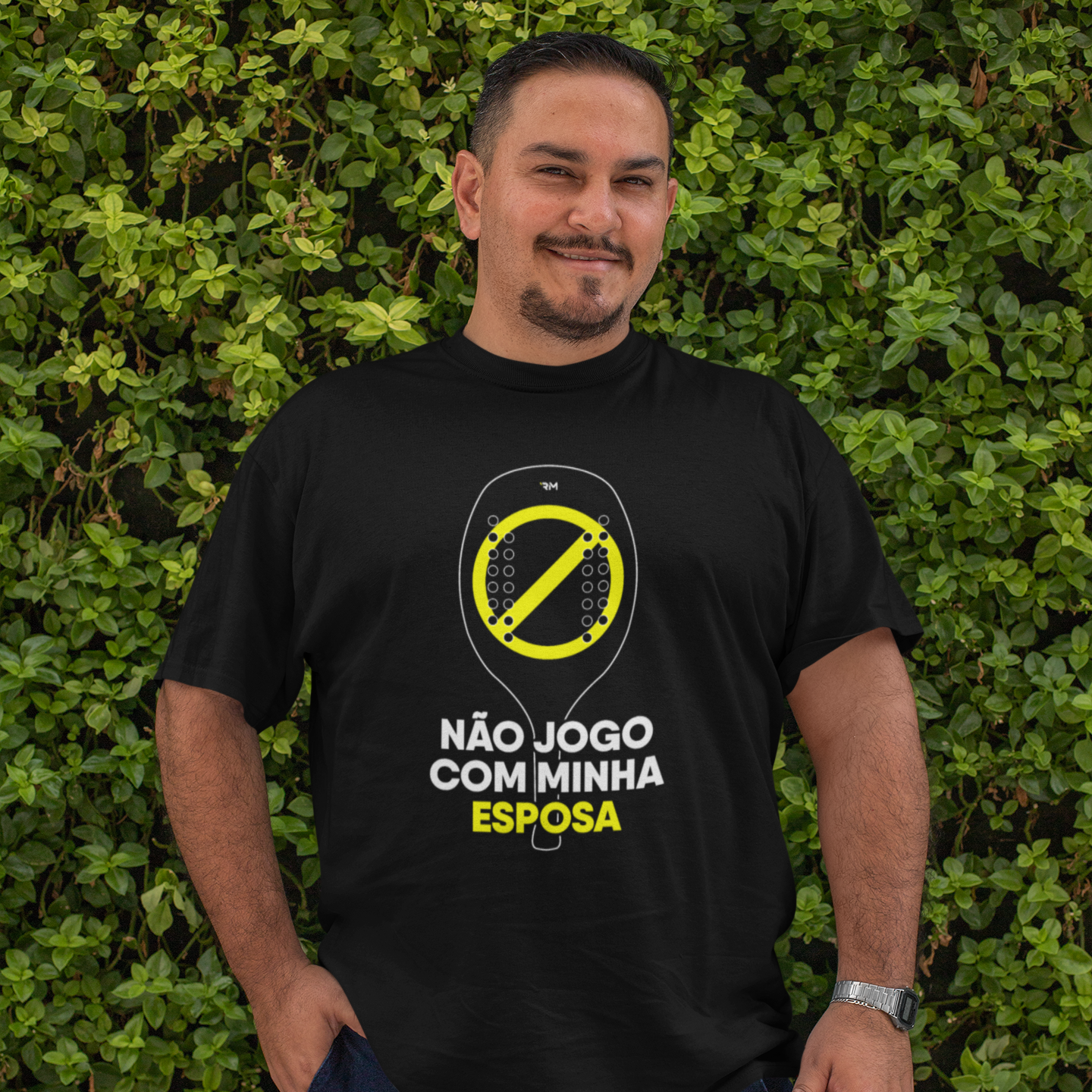 Camiseta Plus Size - Não jogo com minha esposa