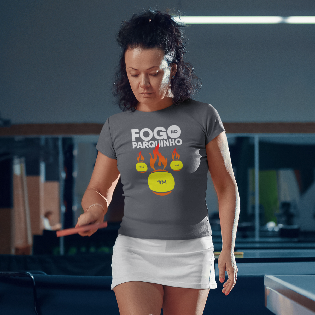 Camiseta Baby Long Estonada - Fogo no parquinho