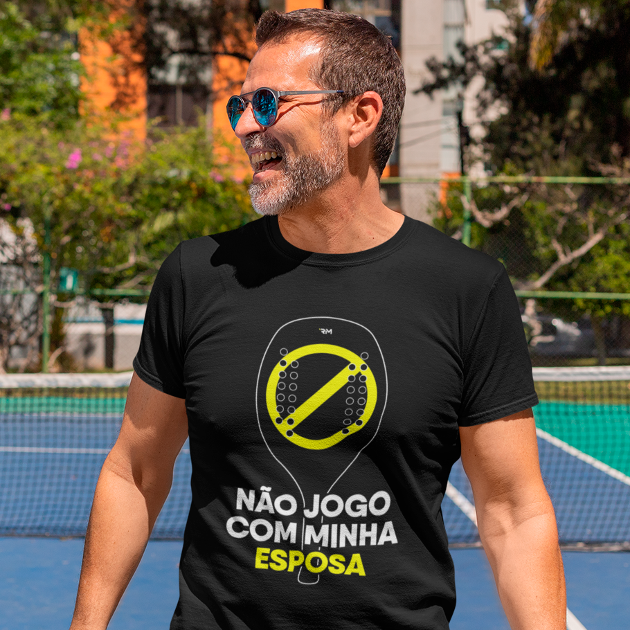 Camiseta - Não jogo com minha esposa