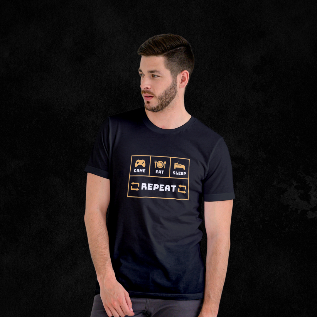 Nome do produto: Game, Eat, Sleep - Repeat