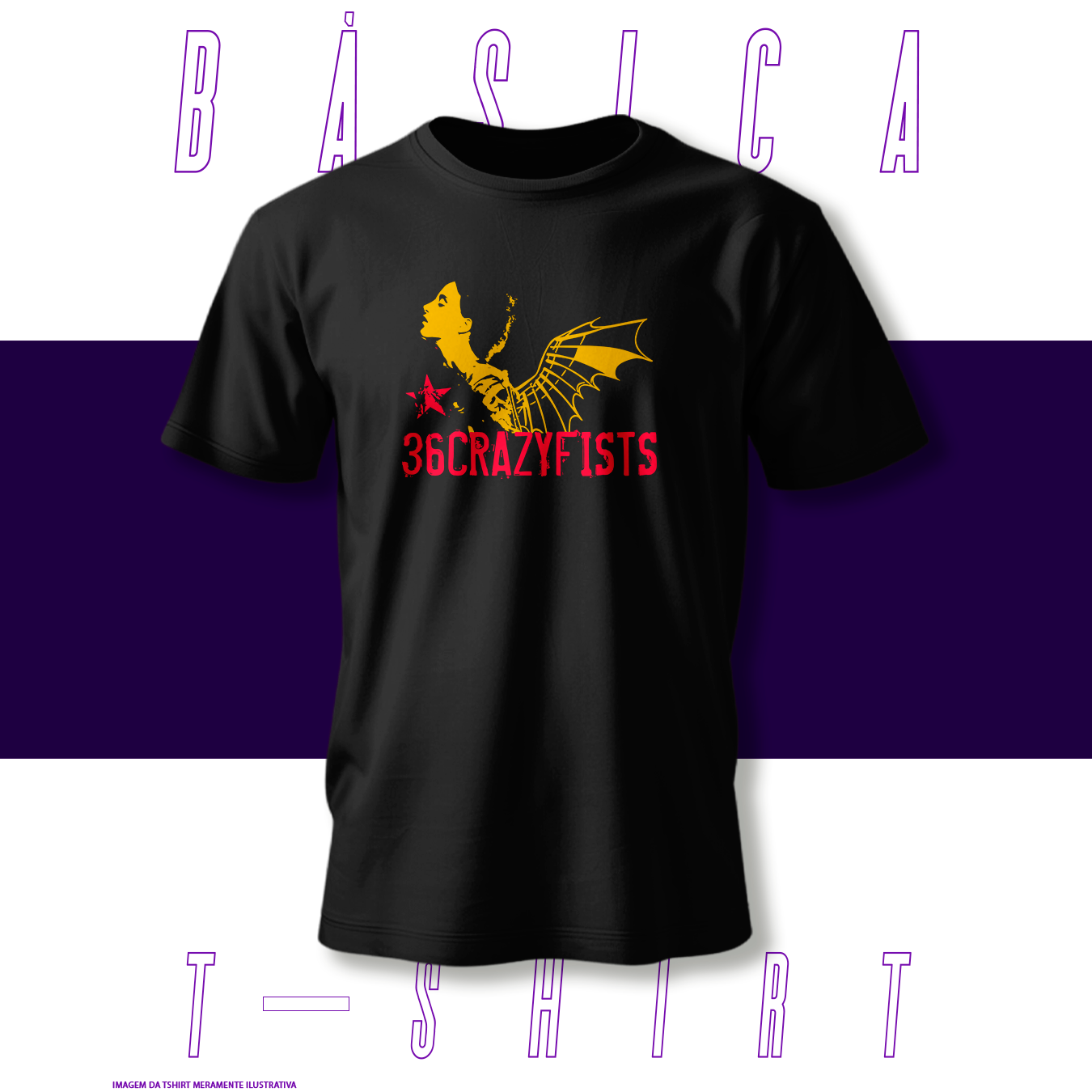 Camiseta Básica - 36 Crazyfists