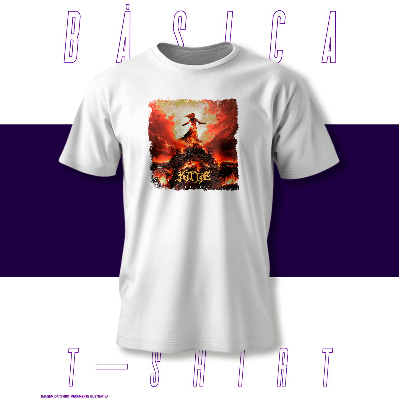 Camiseta Básica - Kittie