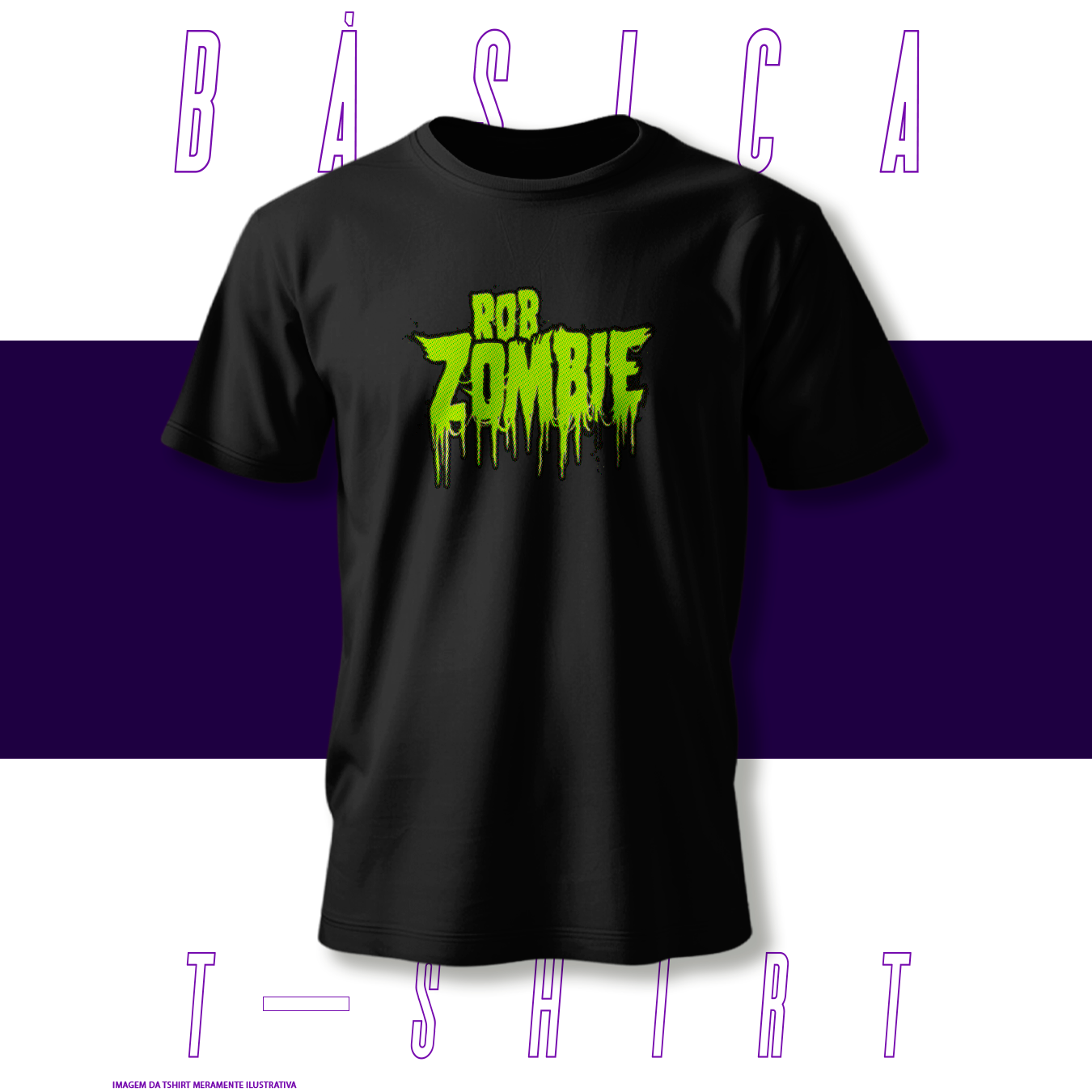 Camiseta Básica - Rob Zombie