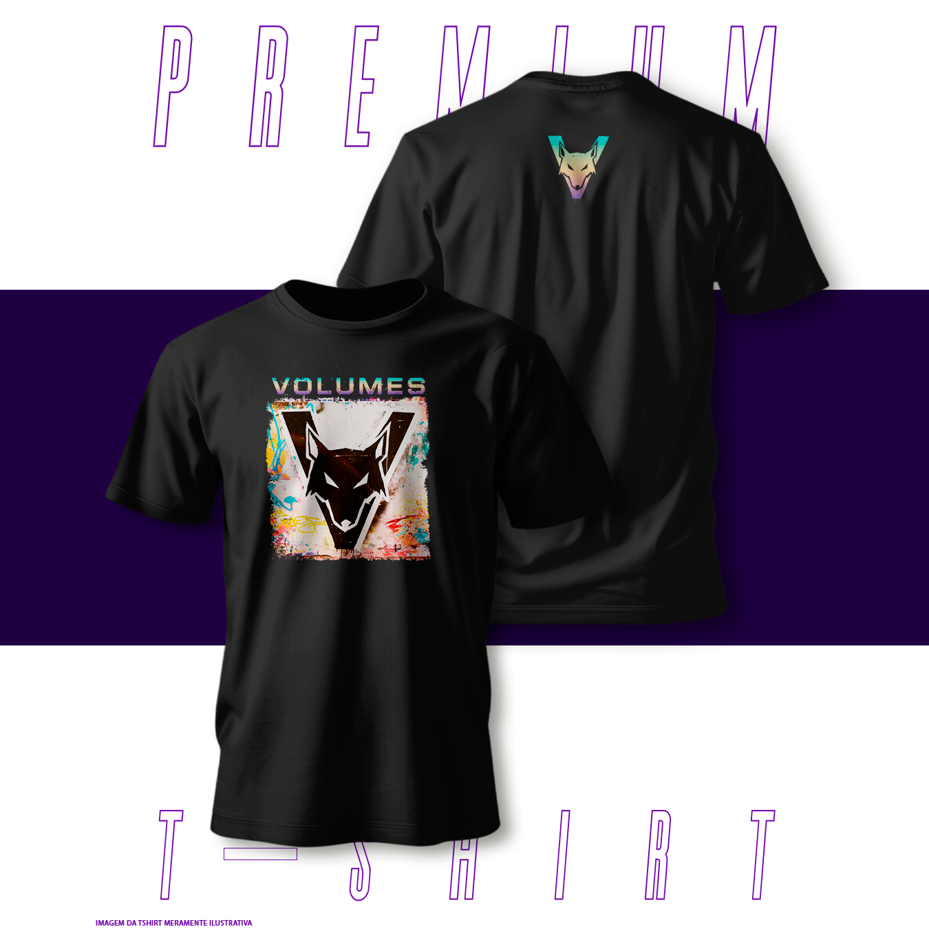 Camiseta Premium - Volumes