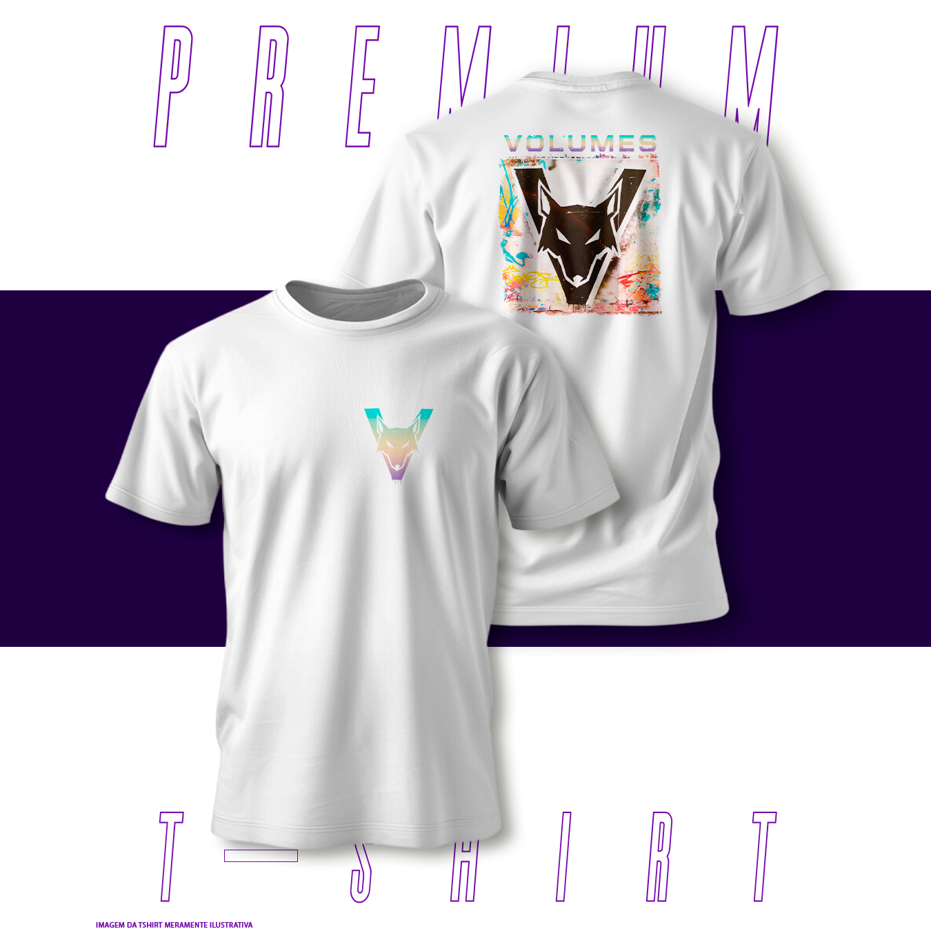 Camiseta Premium - Volumes