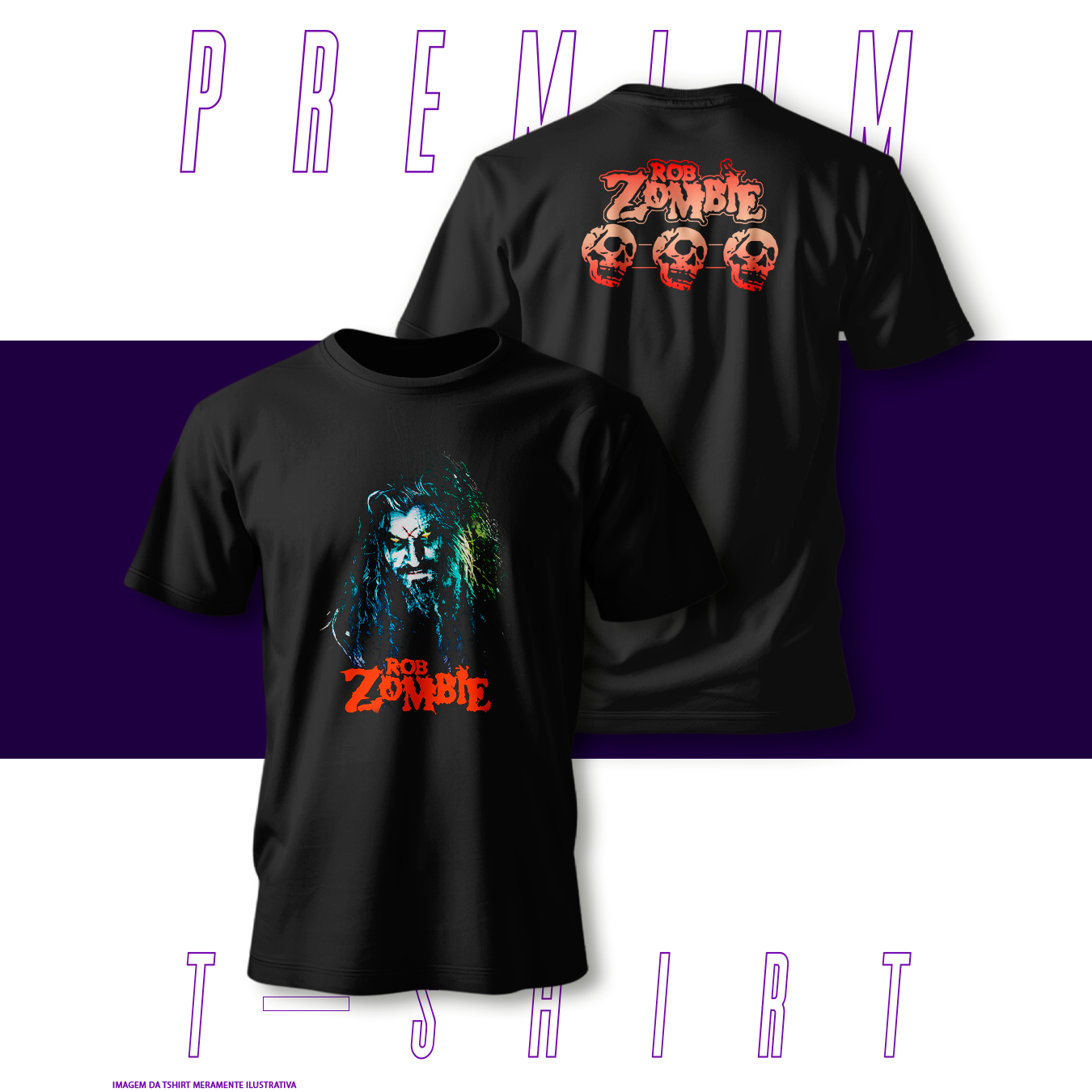 Camiseta Premium - Rob Zombie