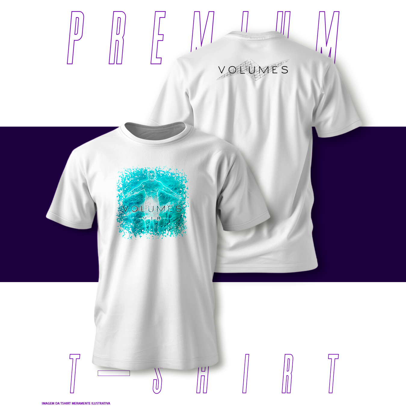Camiseta Premium - Volumes
