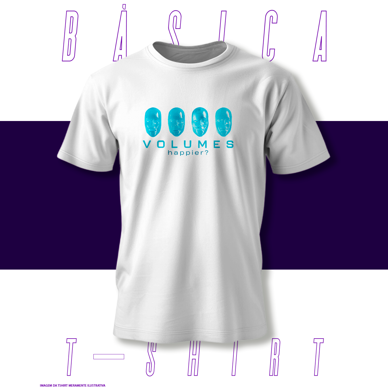Camiseta Básica - Volumes