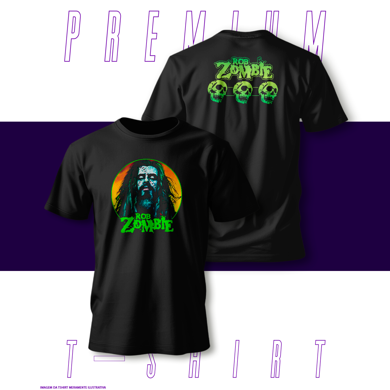Camiseta Premium - Rob Zombie