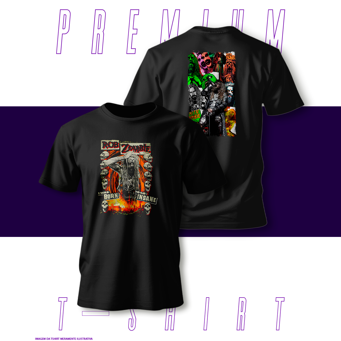 Camiseta Premium - Rob Zombie