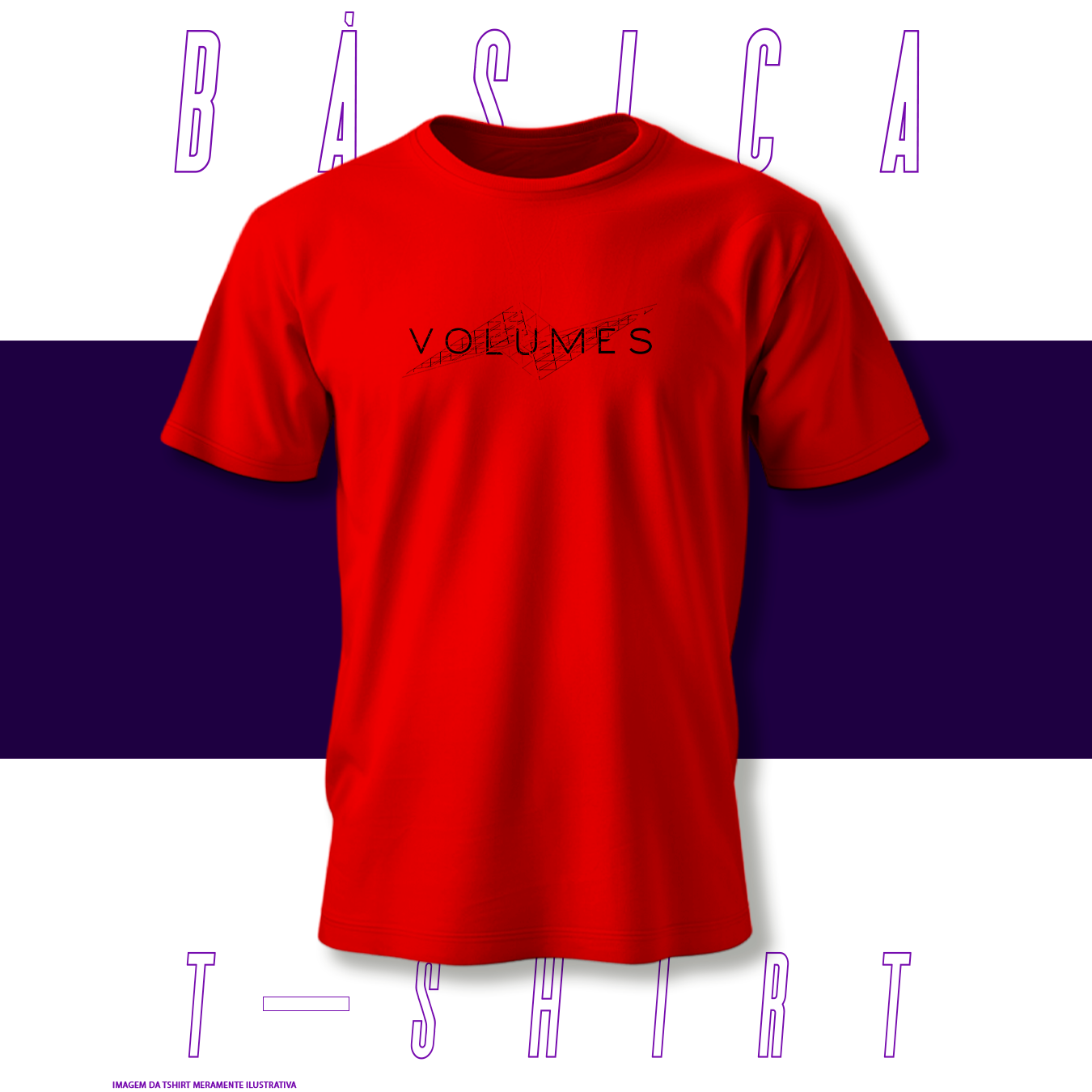 Camiseta Básica - Volumes