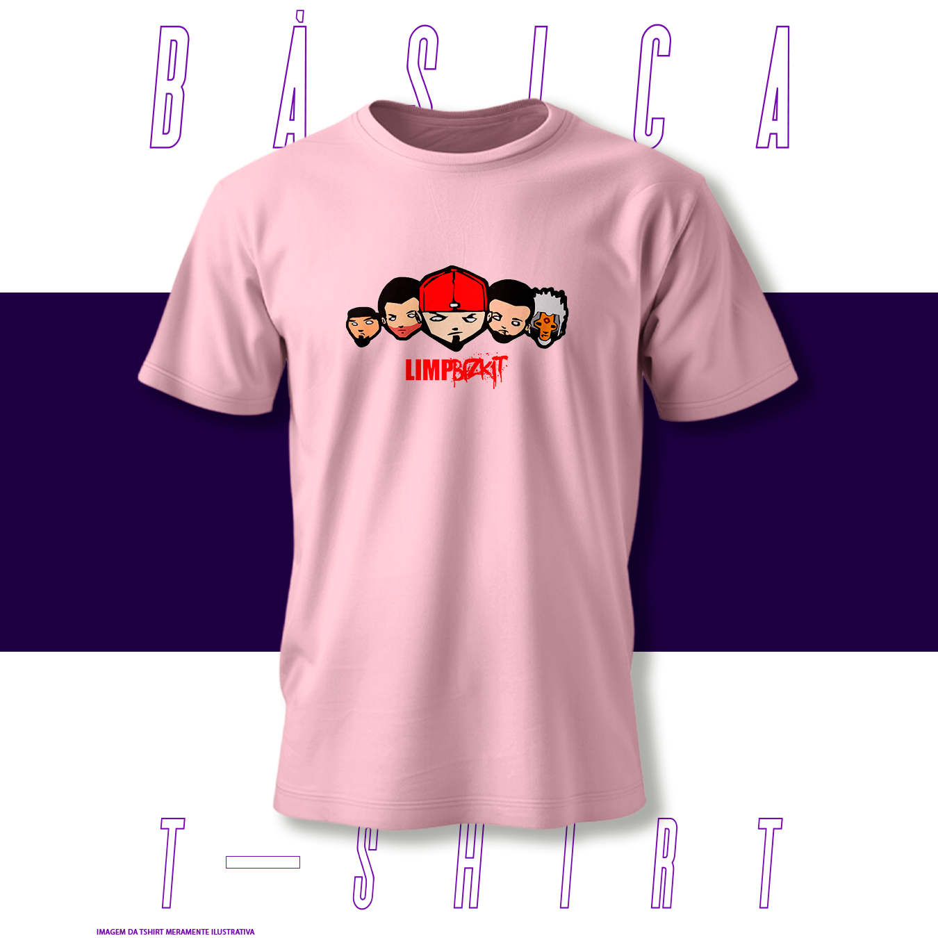 Camiseta Básica - Limpbizkit