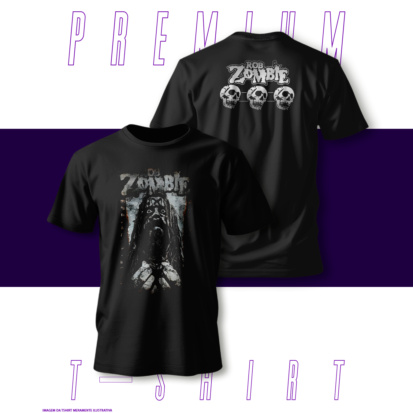 Camiseta Premium - Rob Zombie