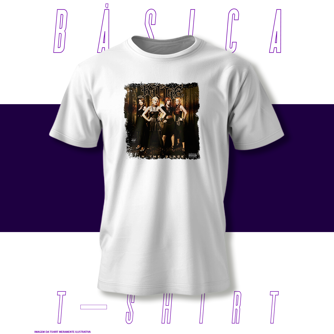 Camiseta Básica - Kittie