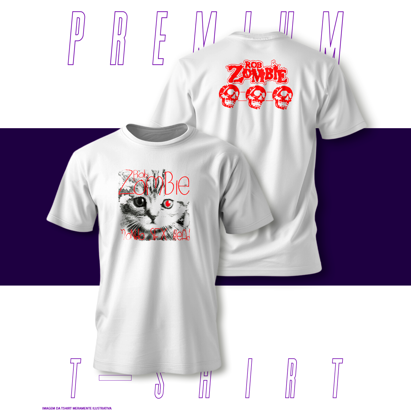 Camiseta Premium - Rob Zombie