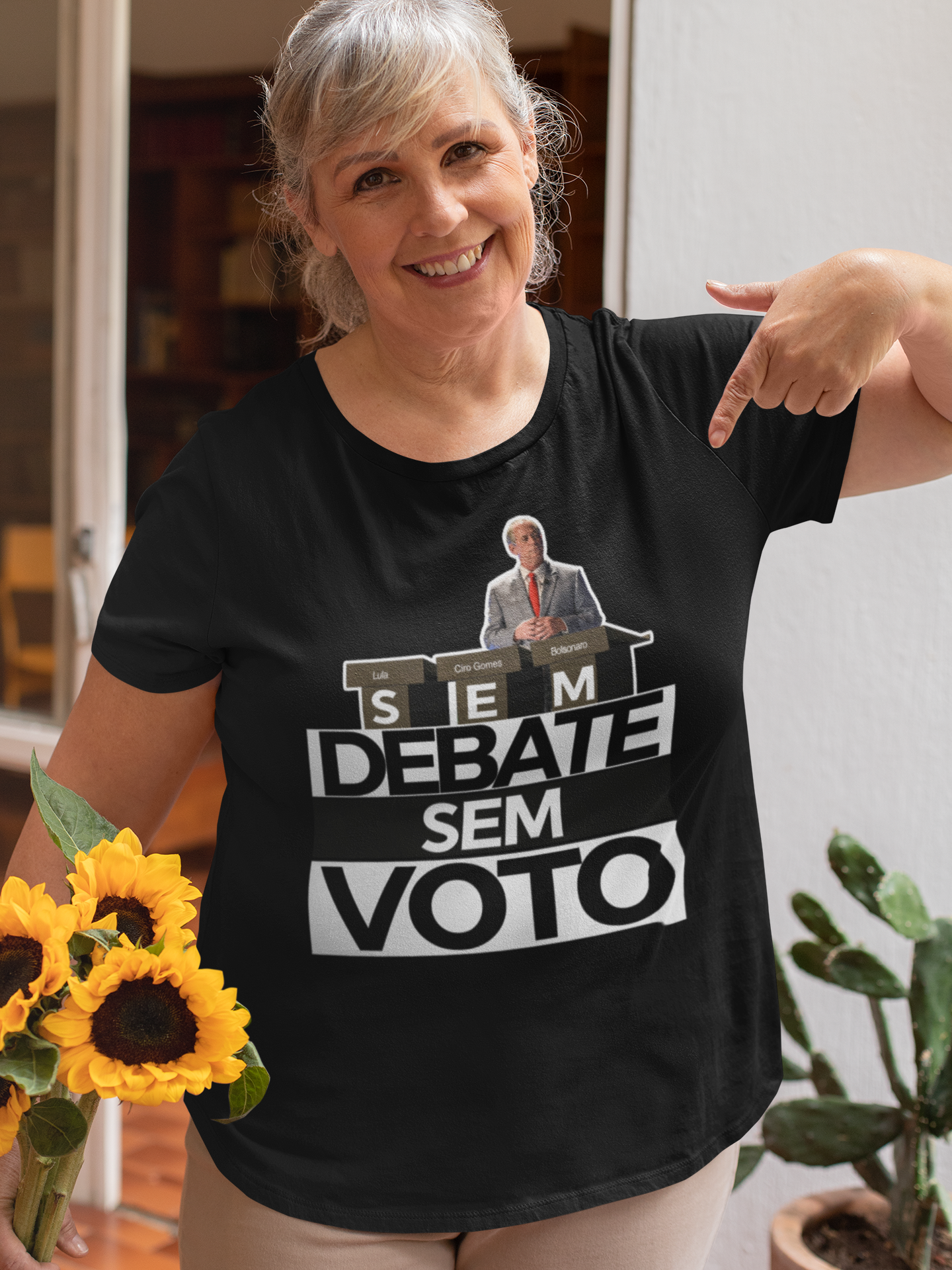 Nome do produto  Camiseta Sem Debate, sem voto