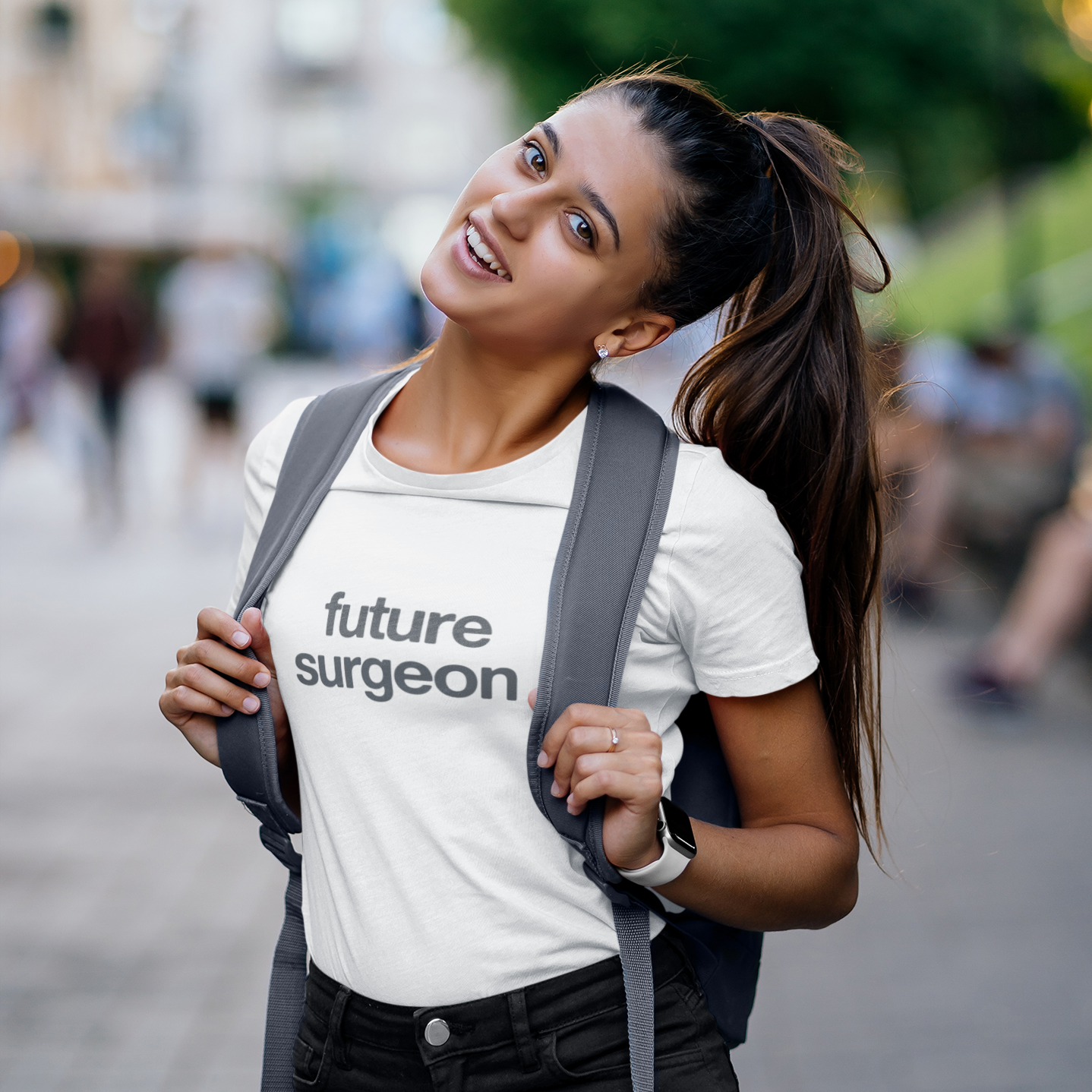 Nome do produto  Camiseta Feminina Future Surgeon (Branca)