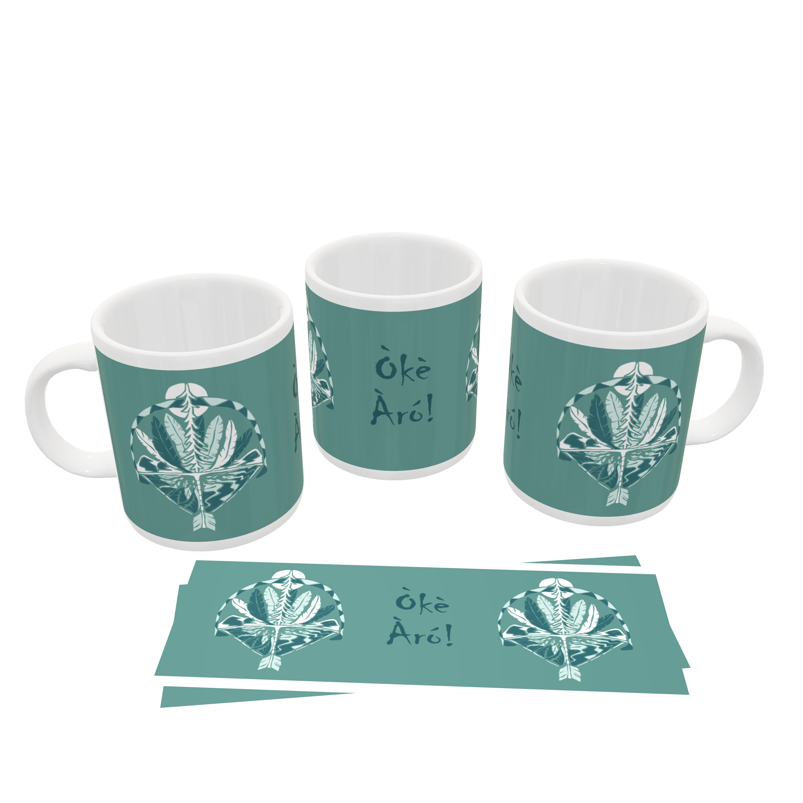 Caneca Ofá de Oxóssi - Verde II