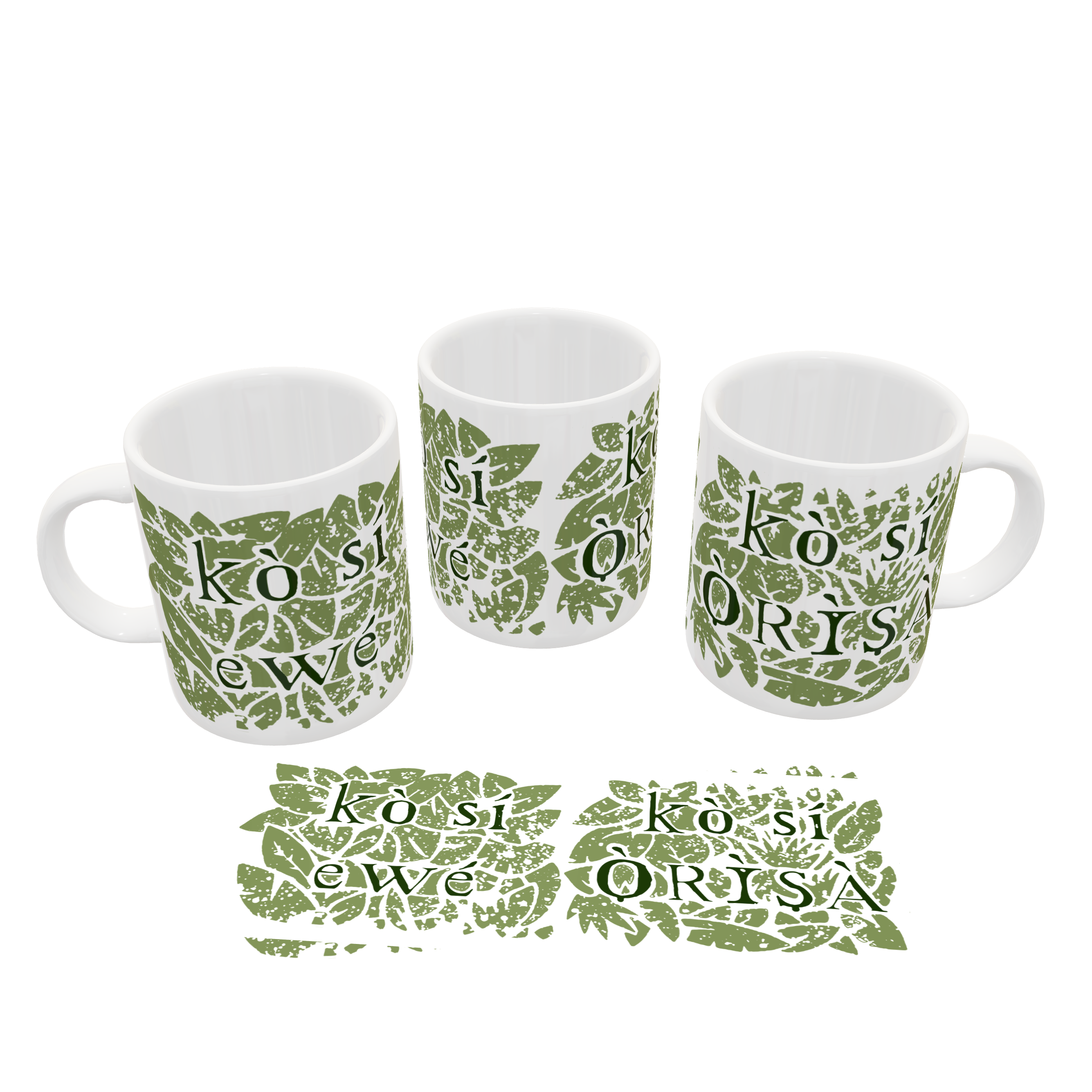 Caneca Sem folha não há Orixá II