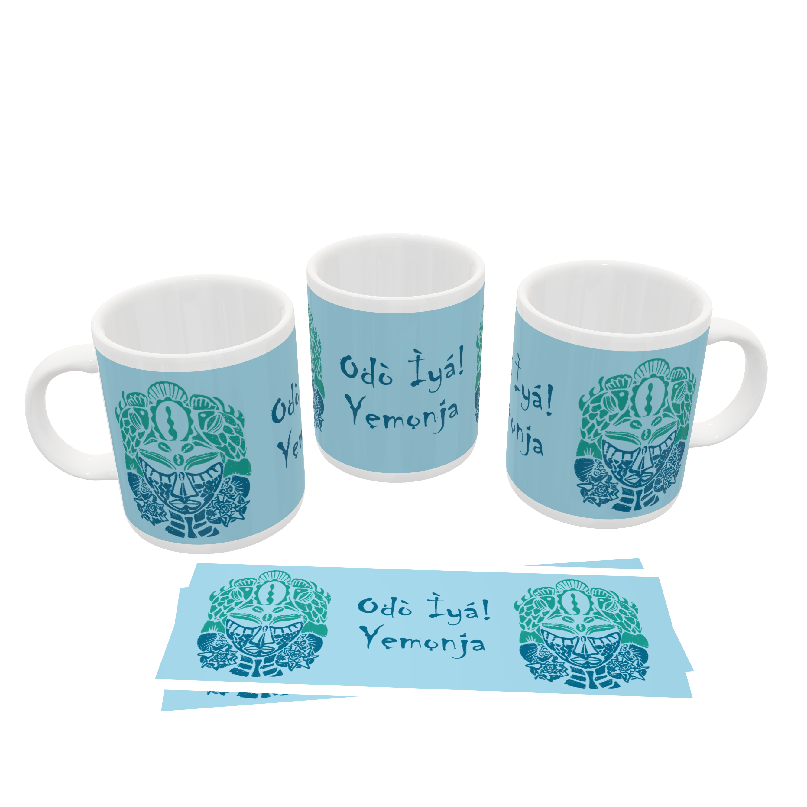 Caneca Yemanja - Azul