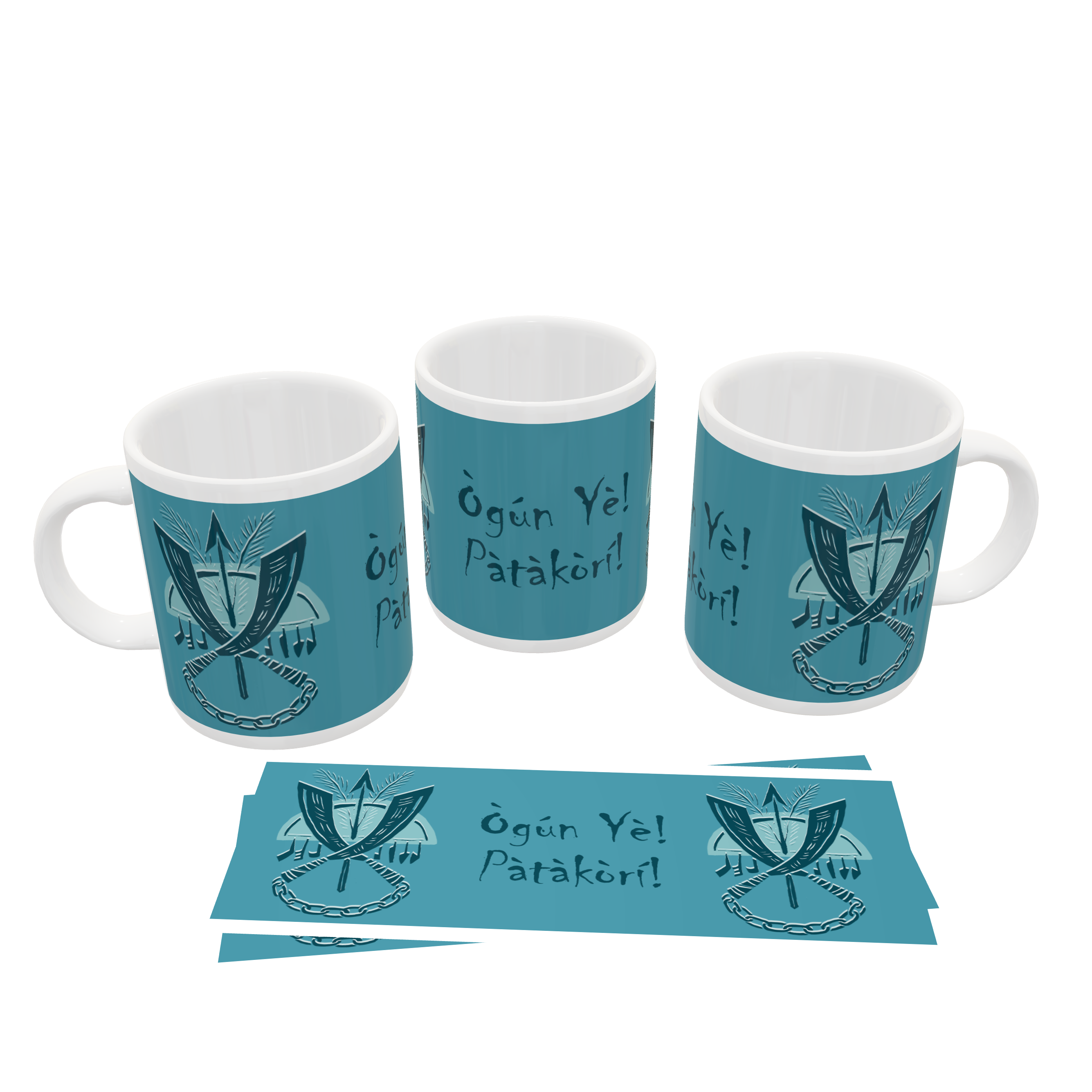 Caneca Ogun Patakori - Azul