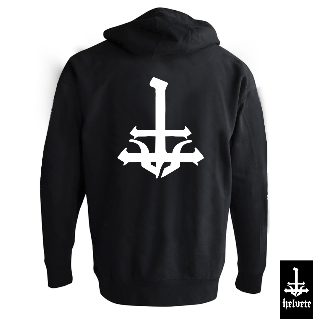 Nome do produto  Helvete - Hoodie Zíper